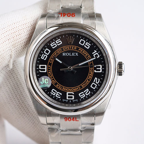 ロレックス116034黒の文字盤時計